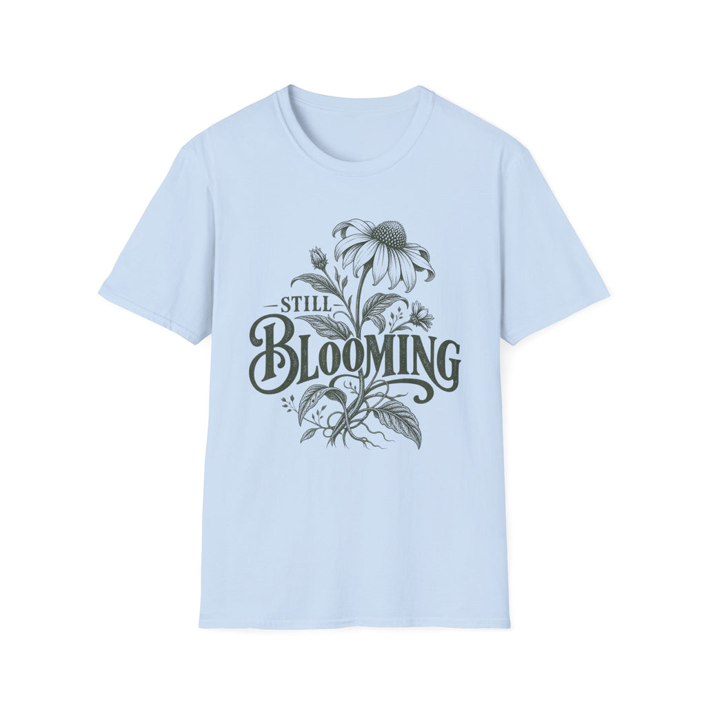 Still Blooming Botanical Emblem C1 T-Shirt