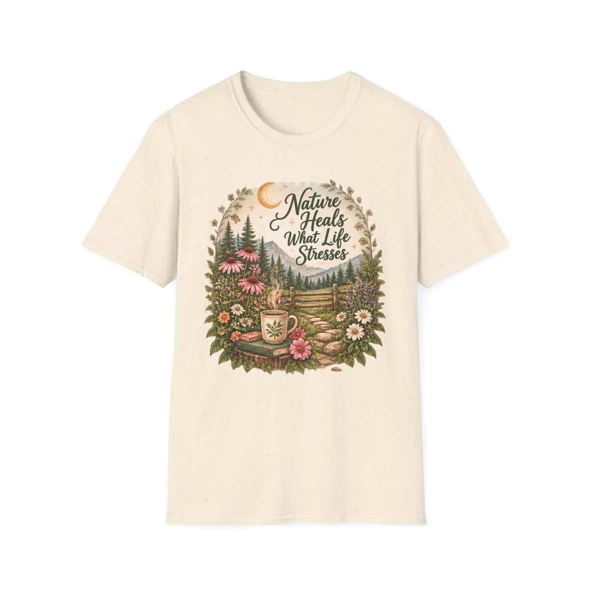 Natural Heals What Life Stresses C1 T-Shirt