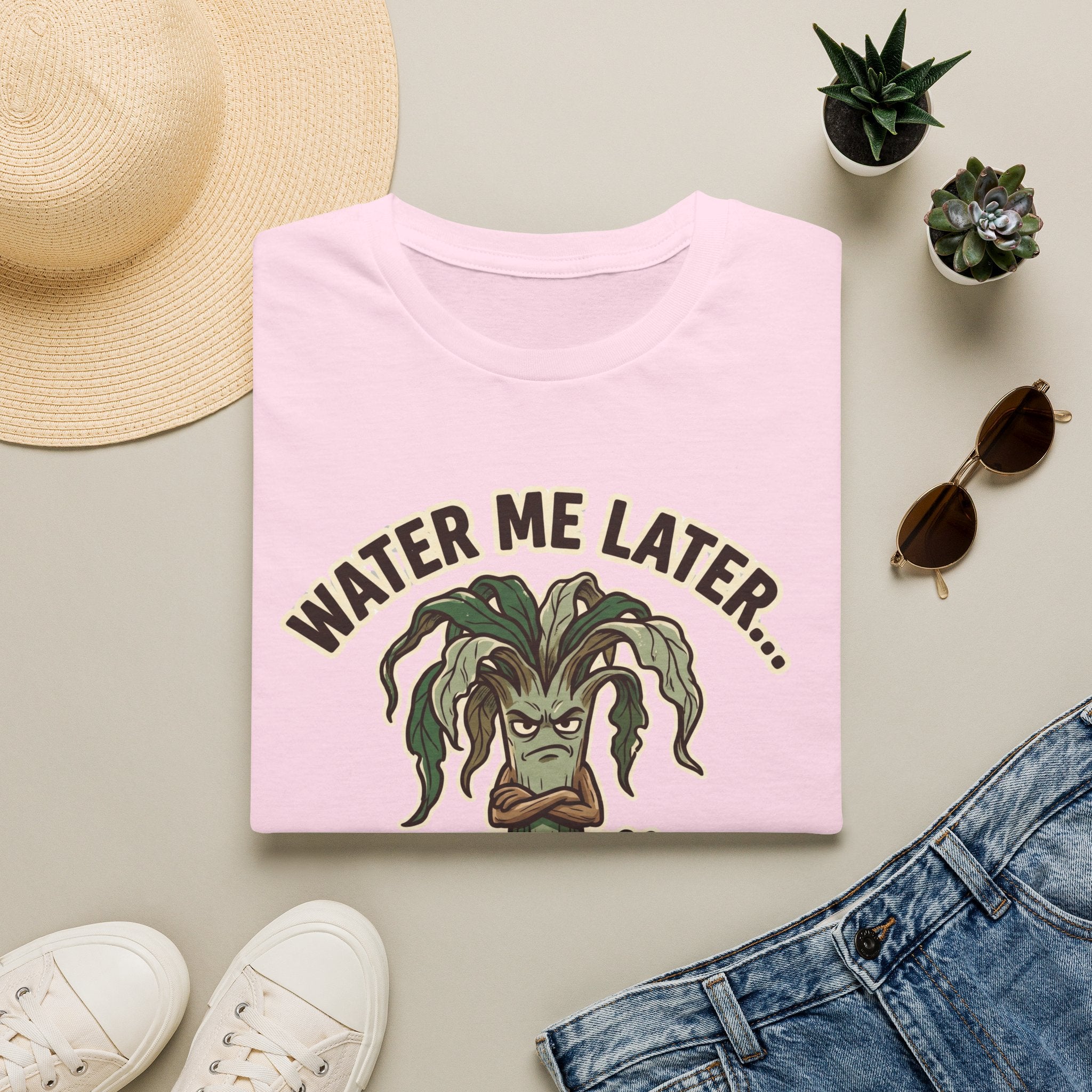 Water Me Later Underwatered Plant Sass G1 T-Shirt