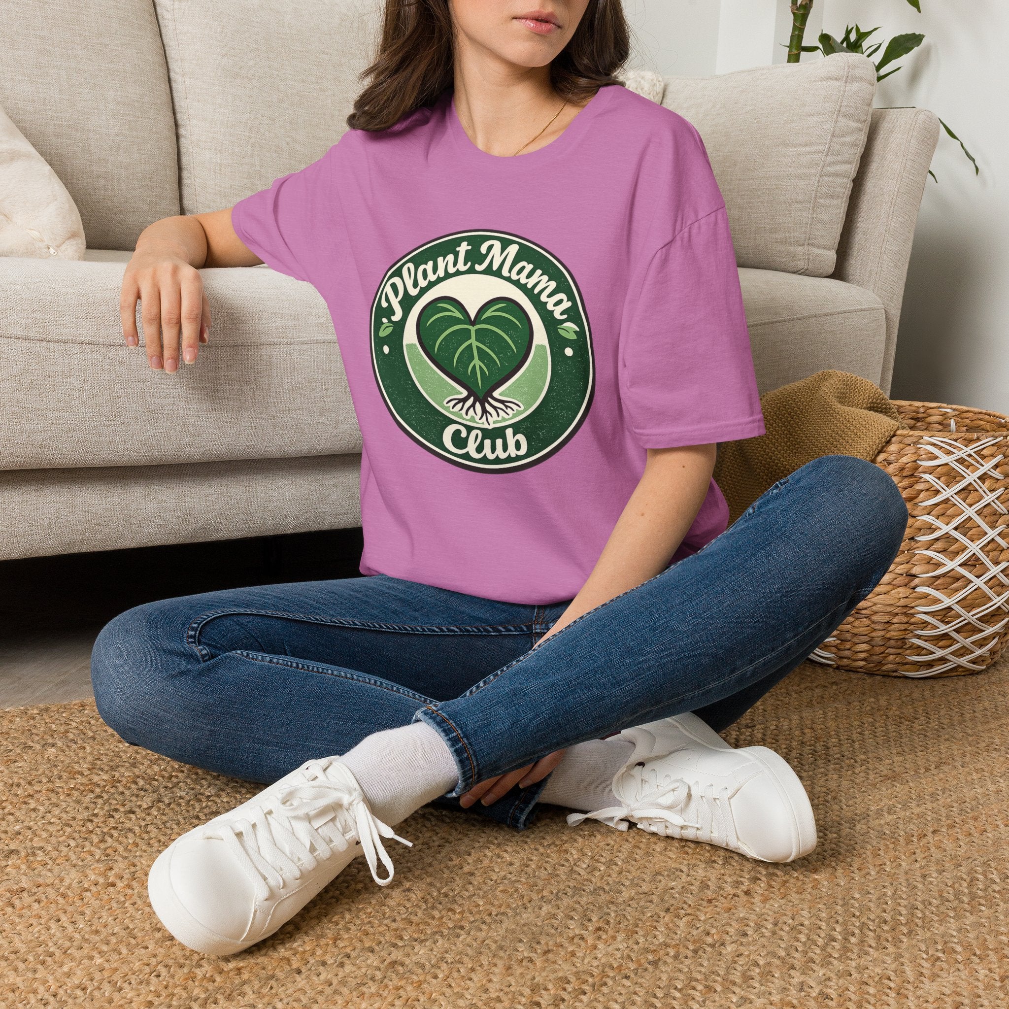 Plant Mama Club Heart Leaf C1 T-Shirt