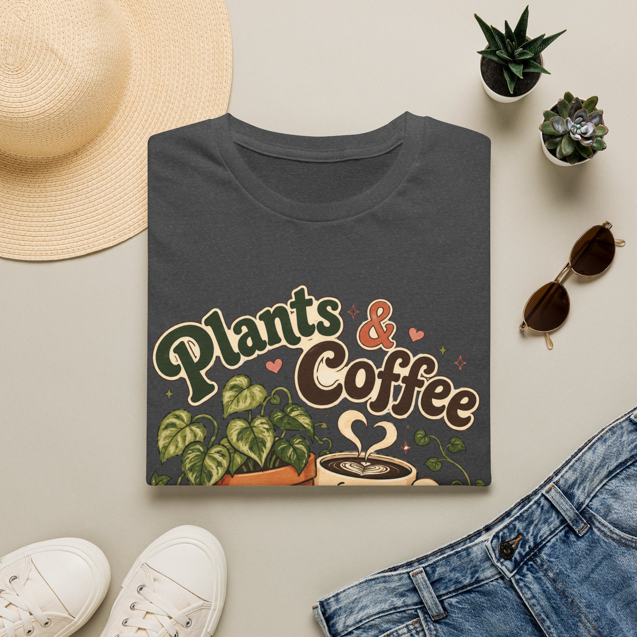 Plants & Coffee Forever C1 T-Shirt