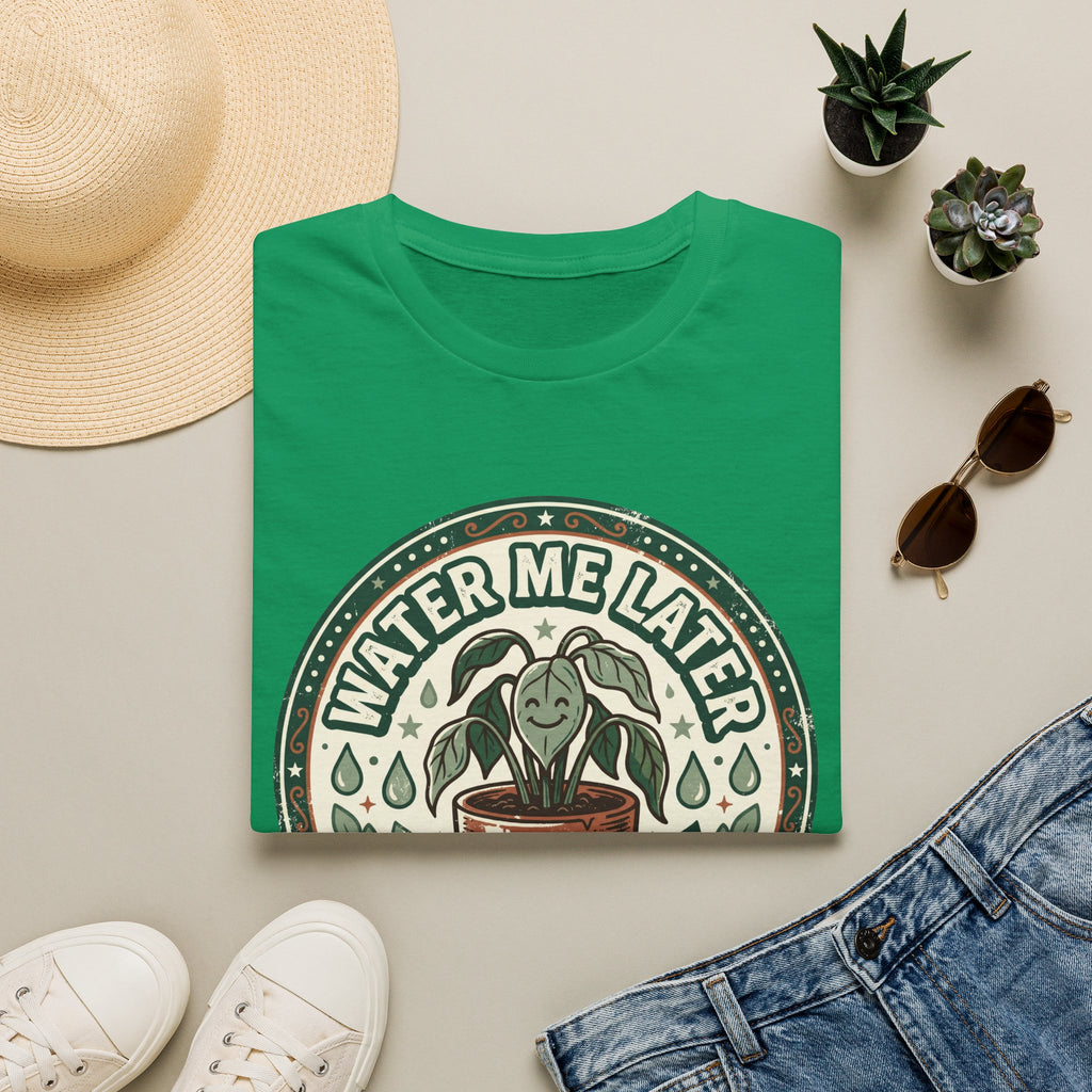 Water Me Later Retro Badge Design G1 T-Shirt