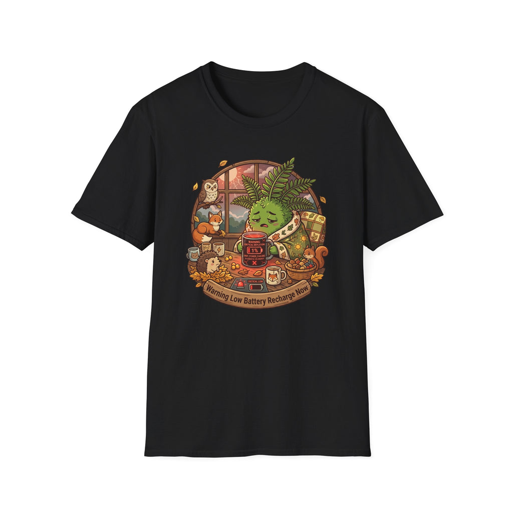 Warning Low Battery Recharge Now G1 T-Shirt