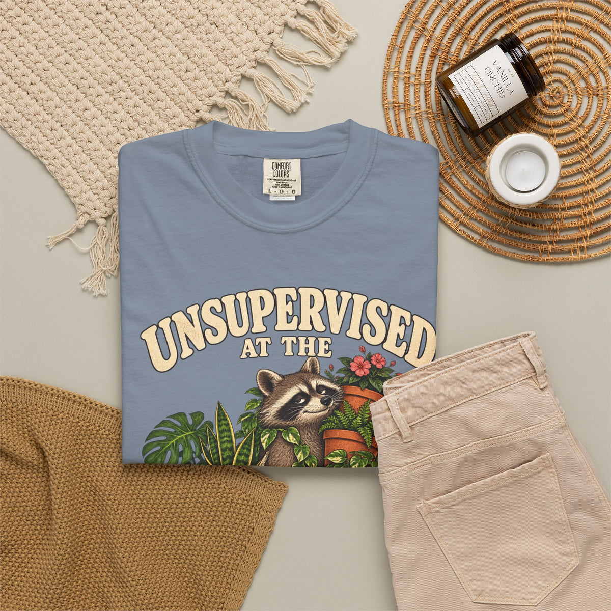 Unsupervised At the Plant Nursery - Premium T-Shirt