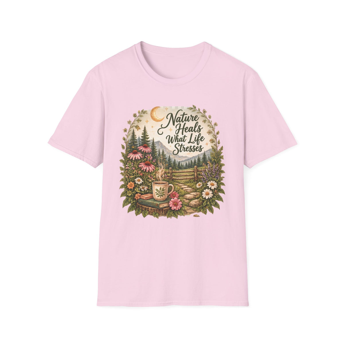 Natural Heals What Life Stresses C1 T-Shirt