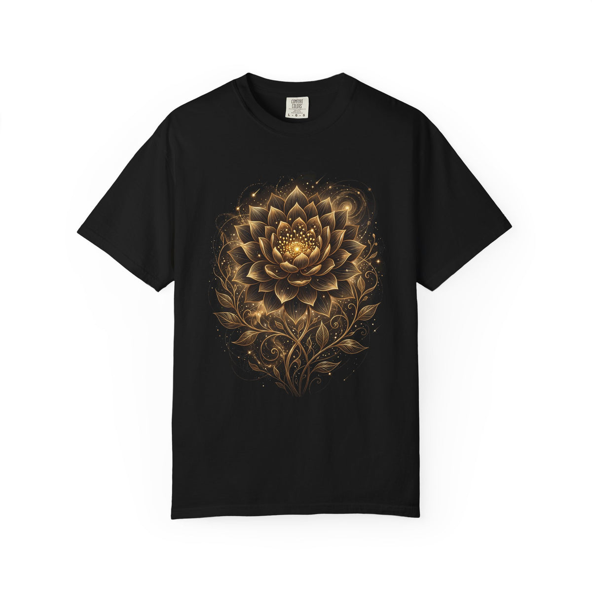 Golden Lotus Flower T-Shirt