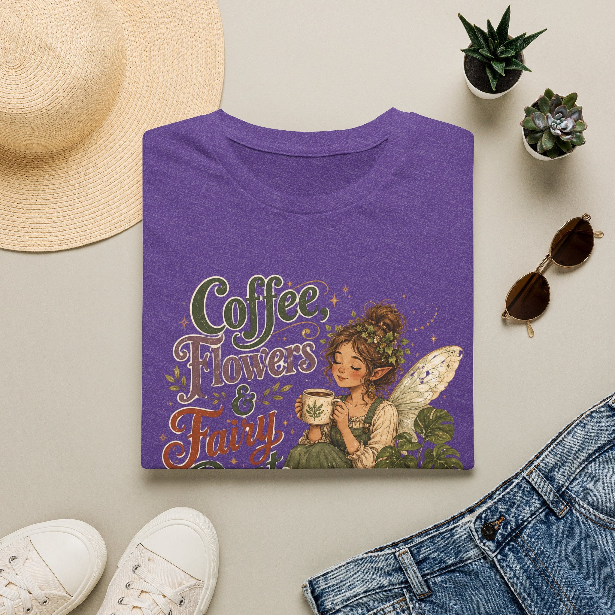 Coffee, Flowers & Fairy Dust C1 T-Shirt