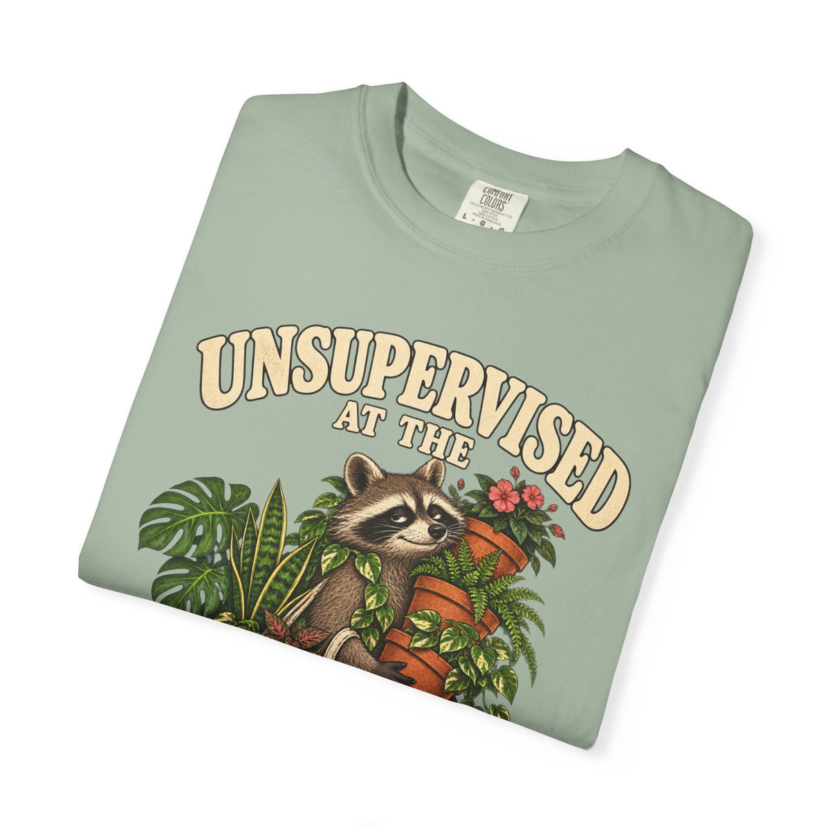 Unsupervised At the Plant Nursery - Premium T-Shirt