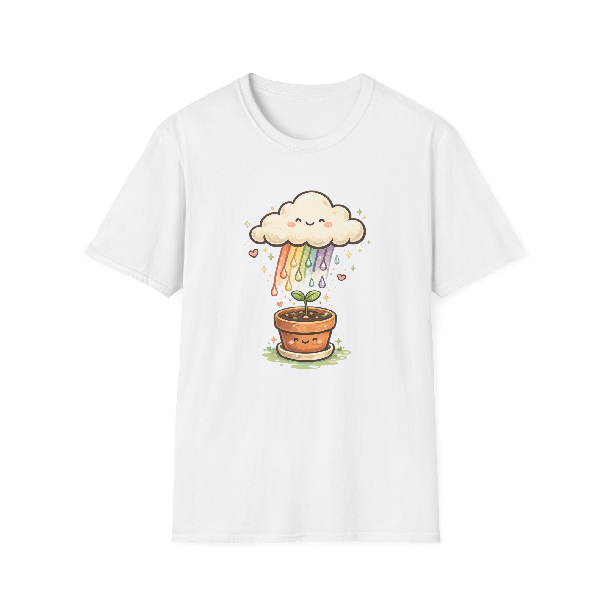 Rainbow Rain Pot C1 T-Shirt