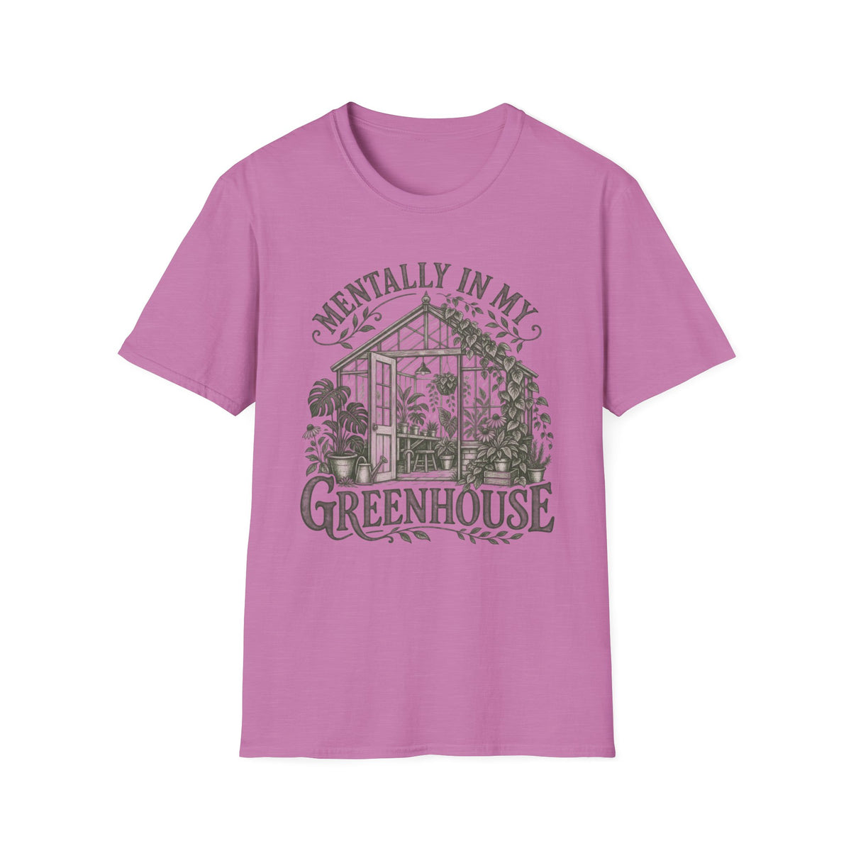 Mentally in My Greenhouse Dark C1 T-Shirt