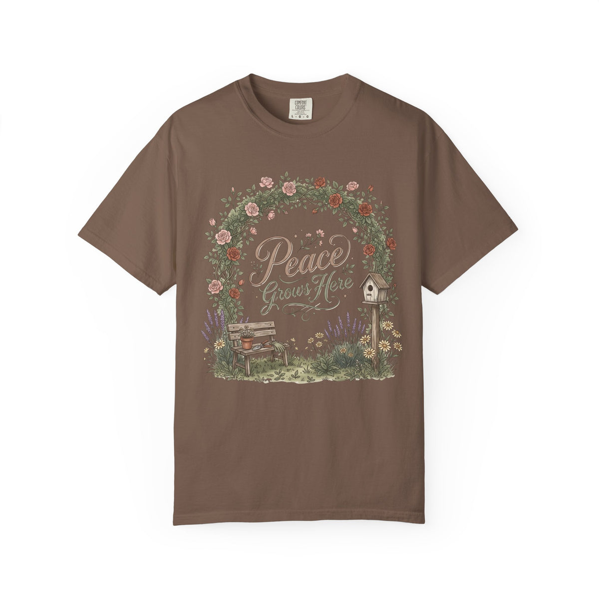 Peace Grows Here Premium T-Shirt