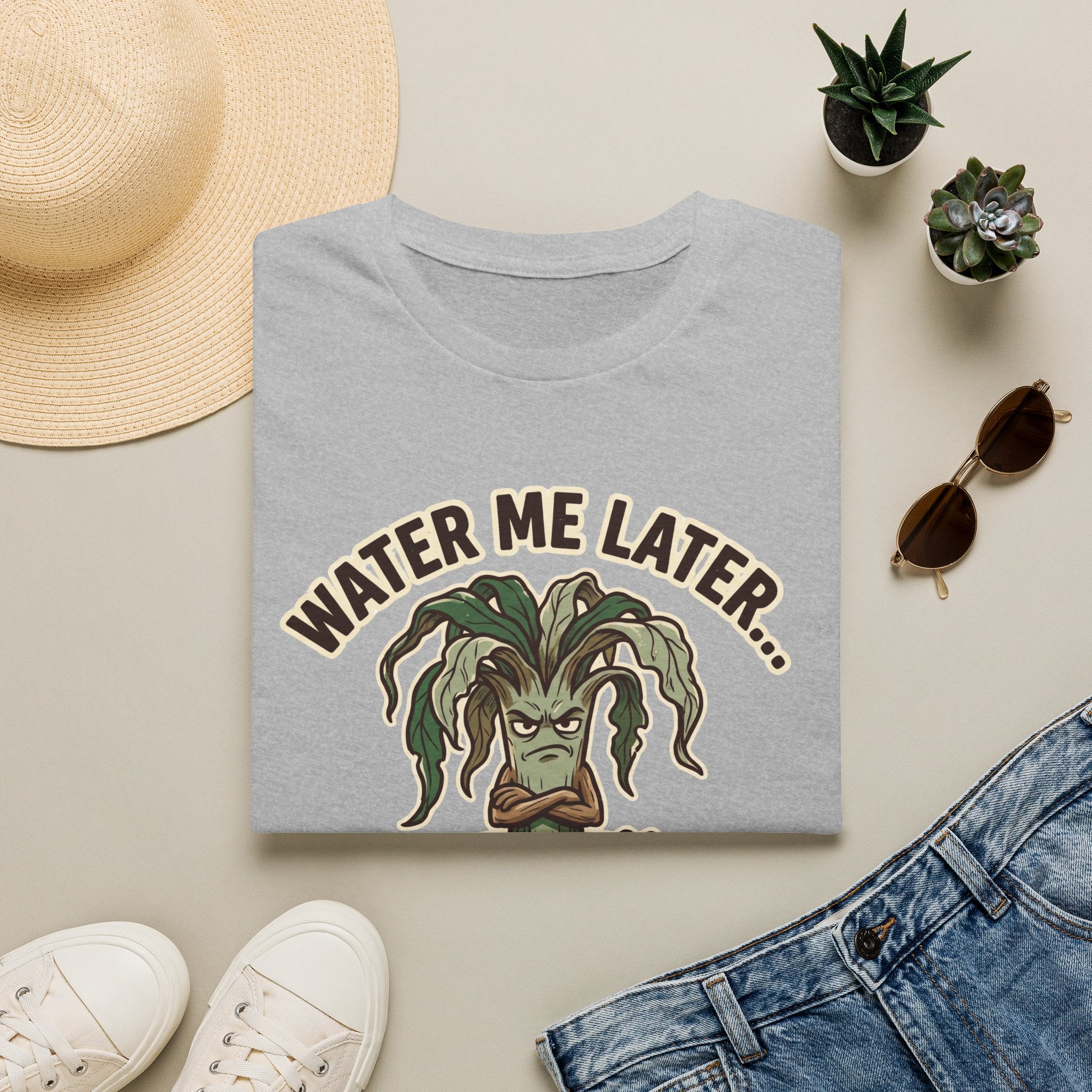 Water Me Later Underwatered Plant Sass G1 T-Shirt