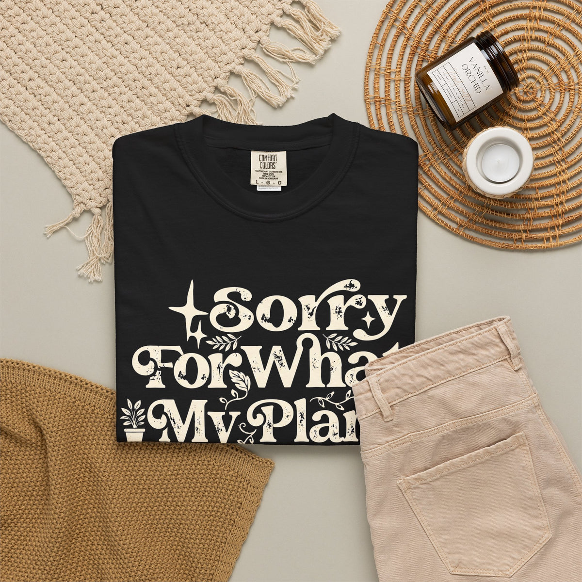 Sorry for What My Plant Face Said Premium T-Shirt