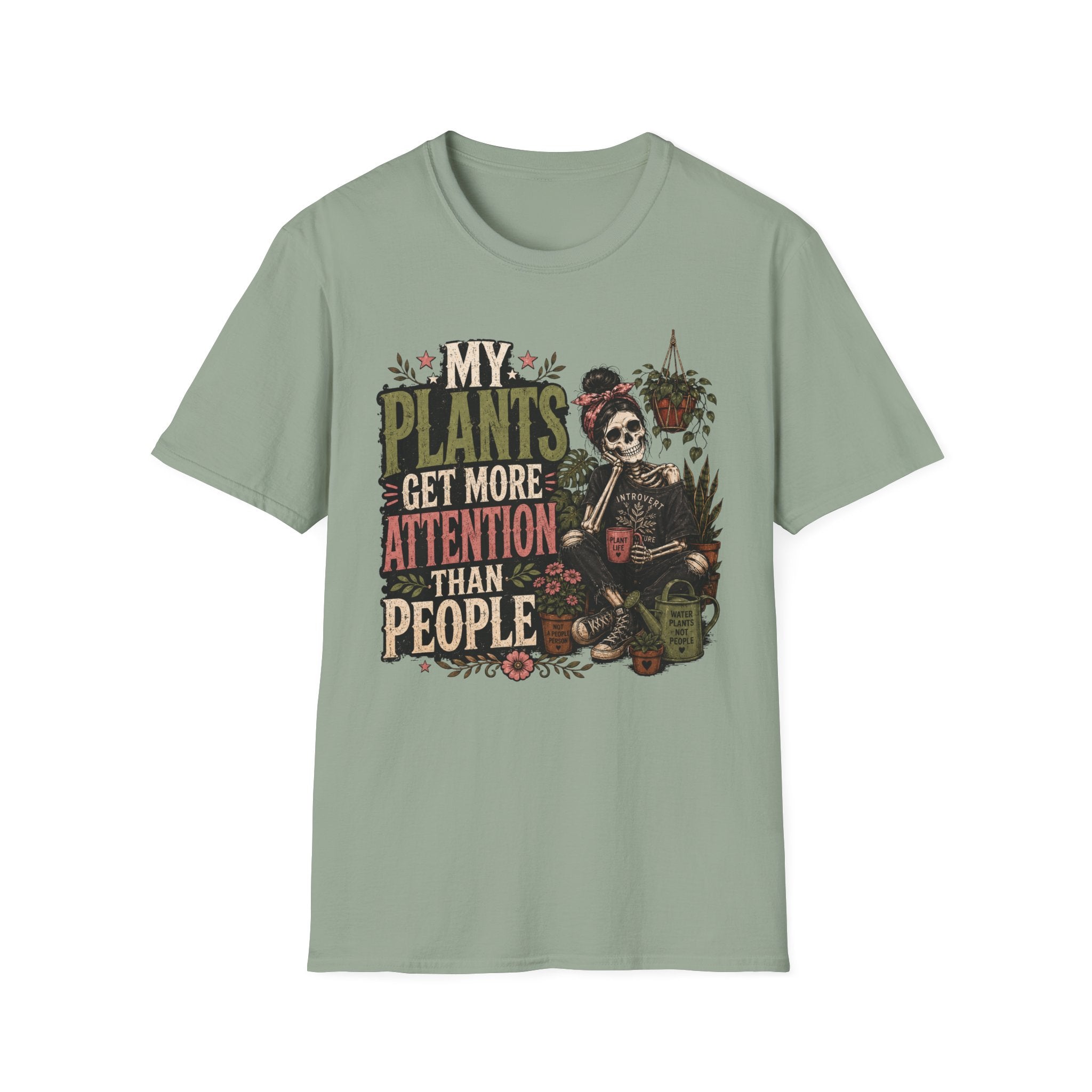 My Plants Get More Attention Than People Gothic C1 T-Shirt