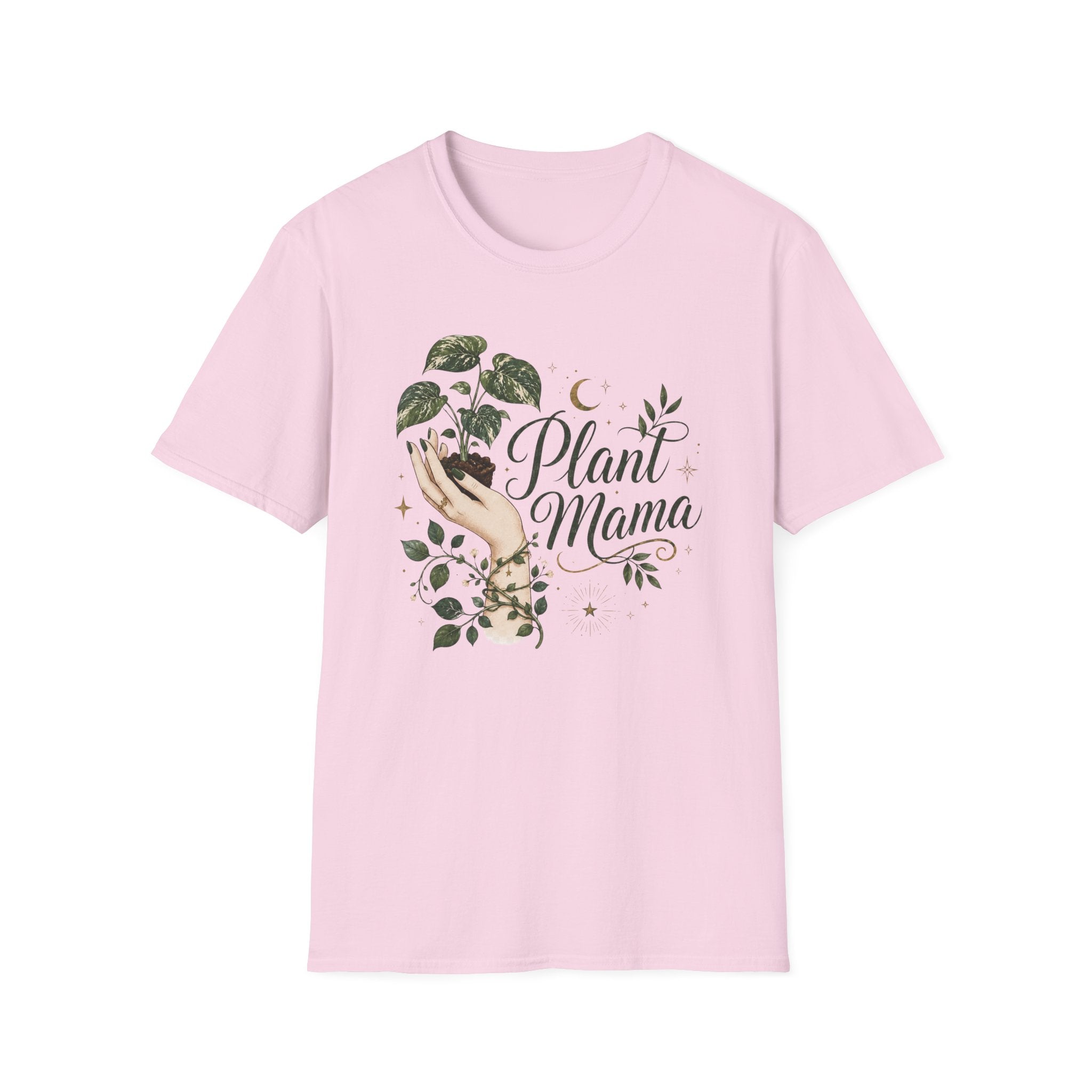 Plant Mama Moon Hand T-Shirt C1
