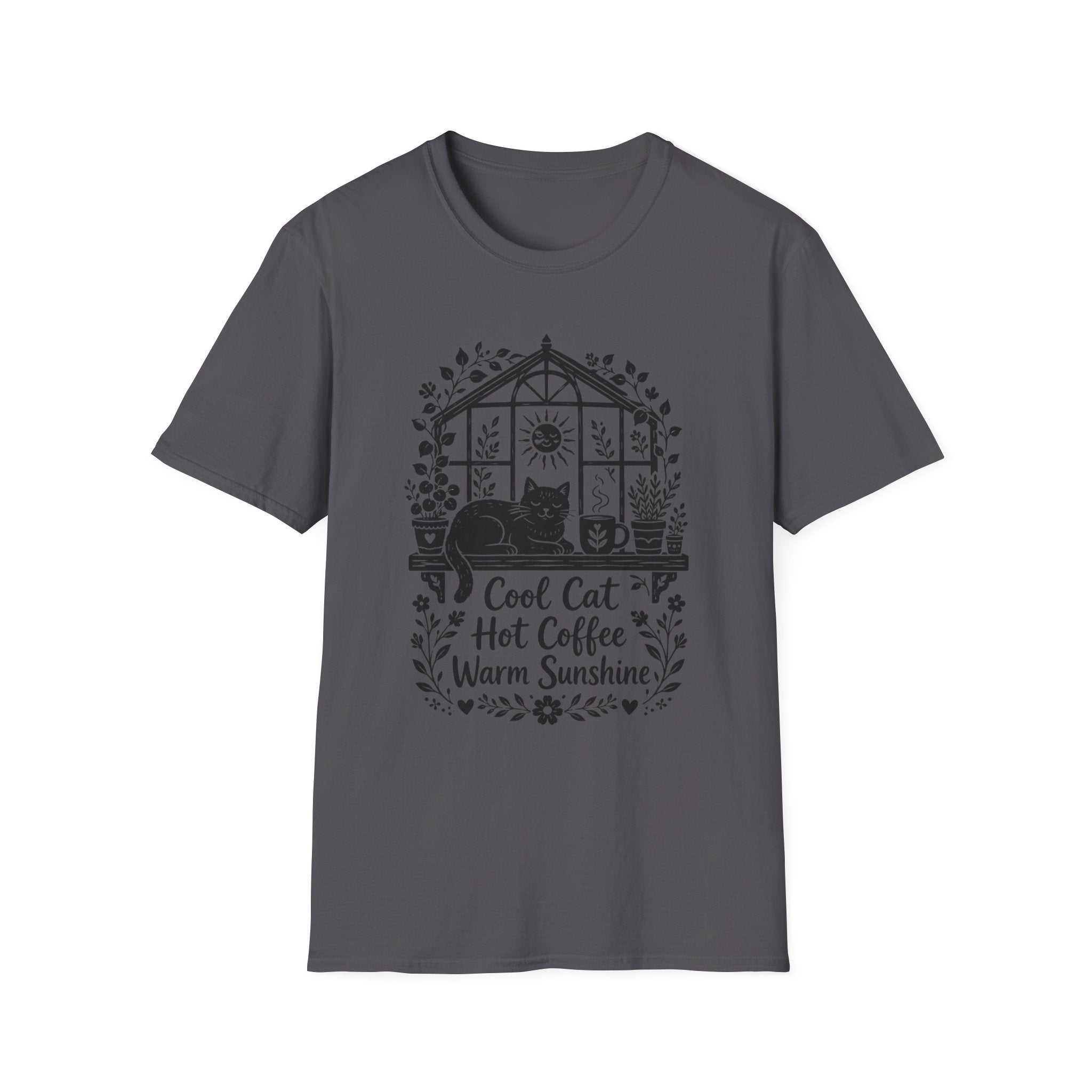 Cool Cat Hot Coffee Warm Sunshine T-Shirt