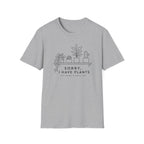 Sorry I have plants Black Line Art C1 T-Shirt