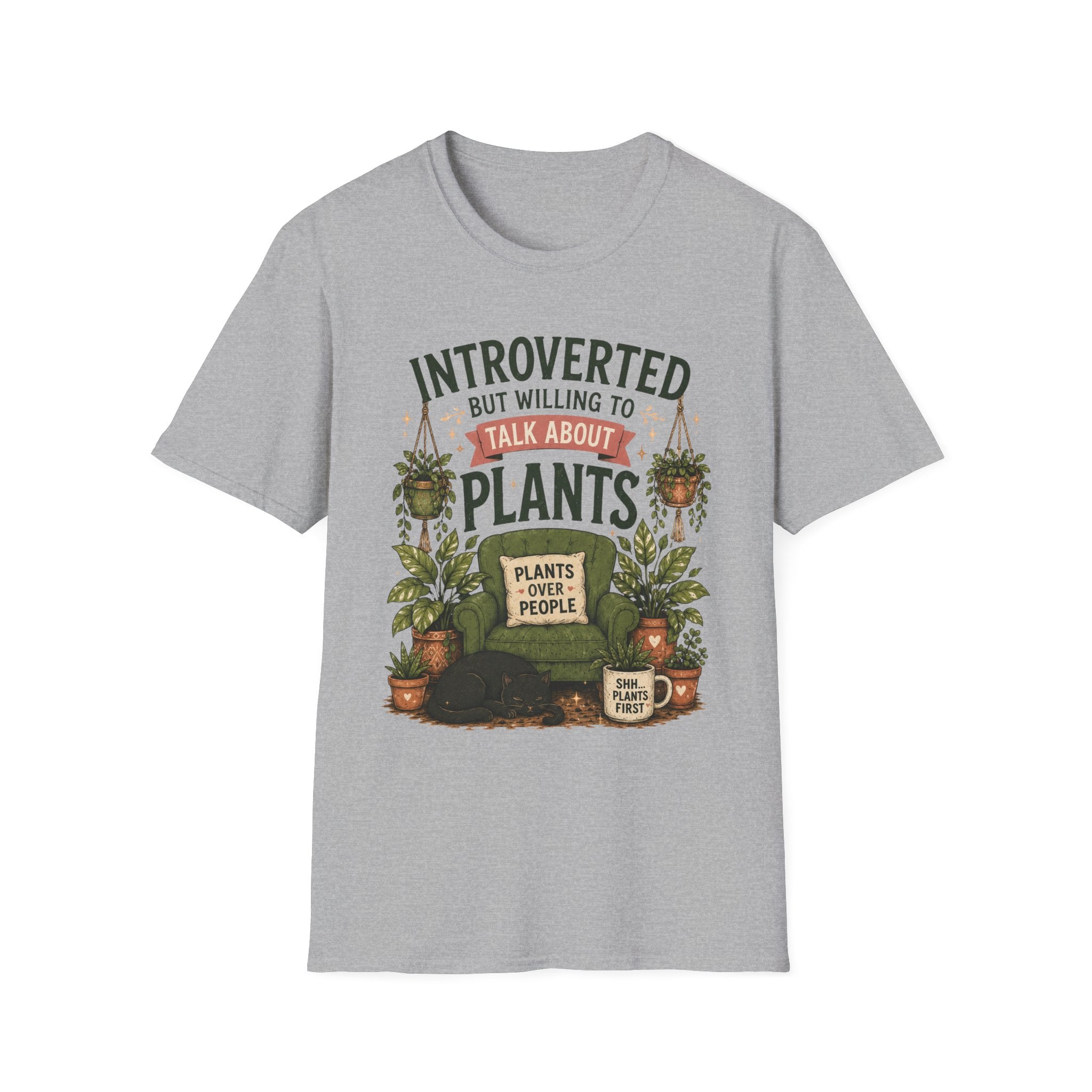Introverted But Willing to Talk About Plants C1 T-Shirt