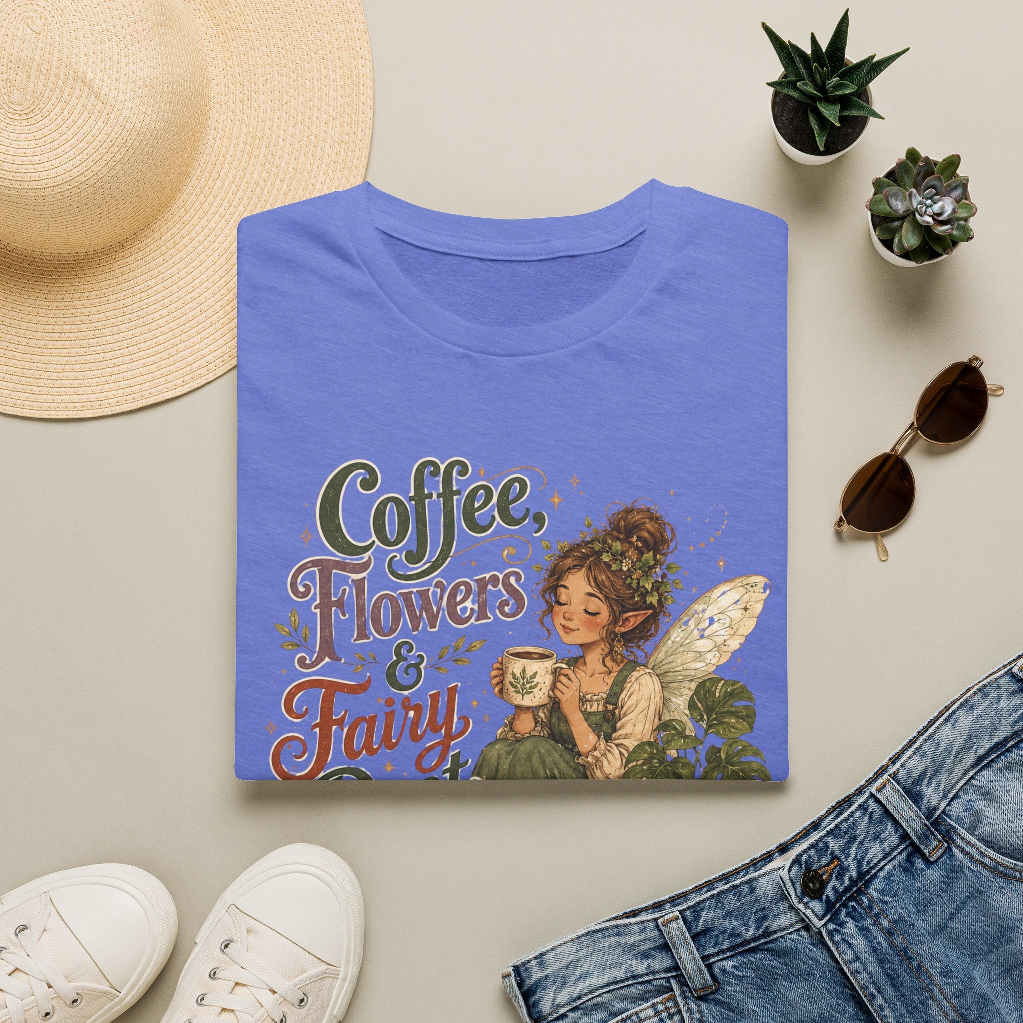 Coffee, Flowers & Fairy Dust C1 T-Shirt