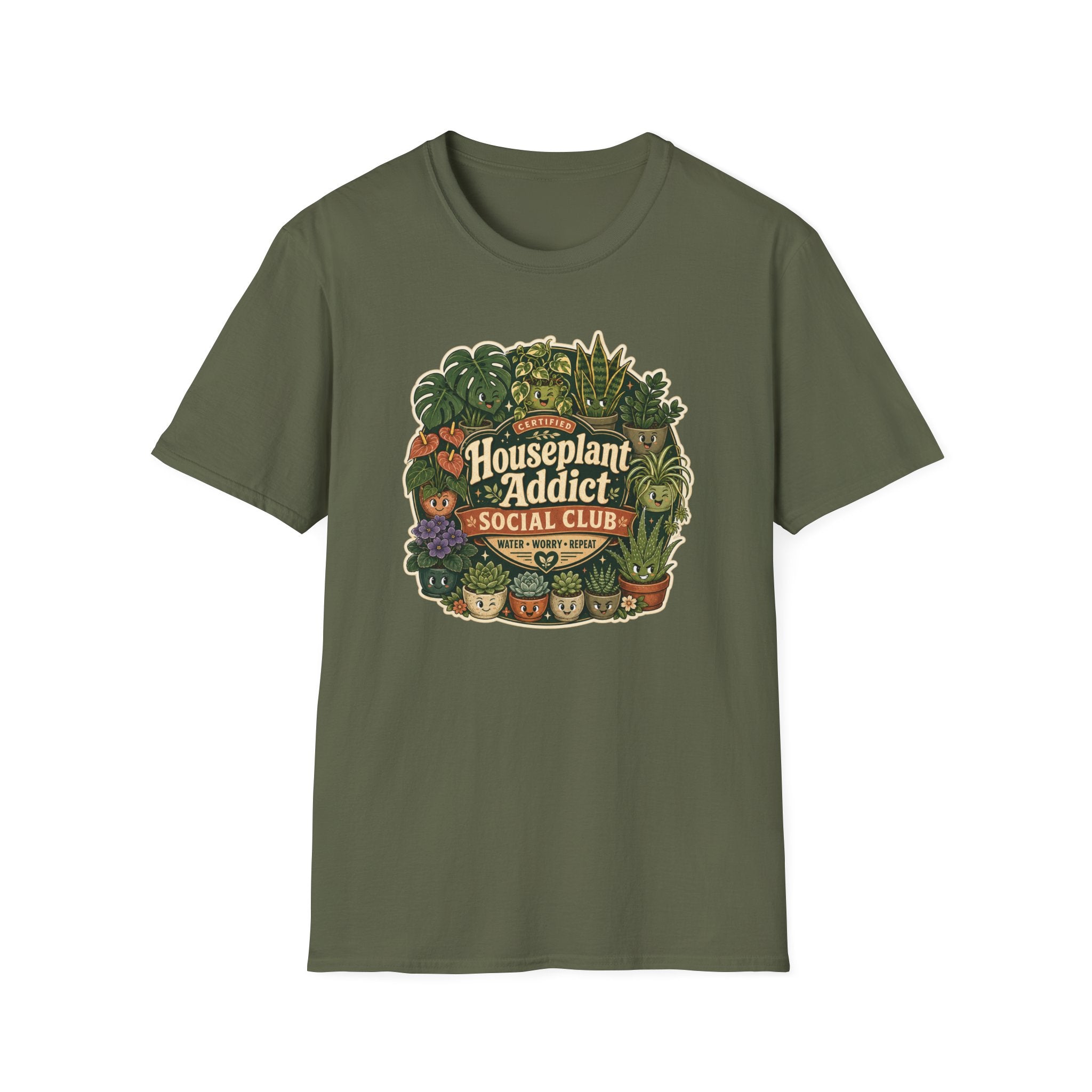 Houseplant Addict Social Club C1 T-Shirt