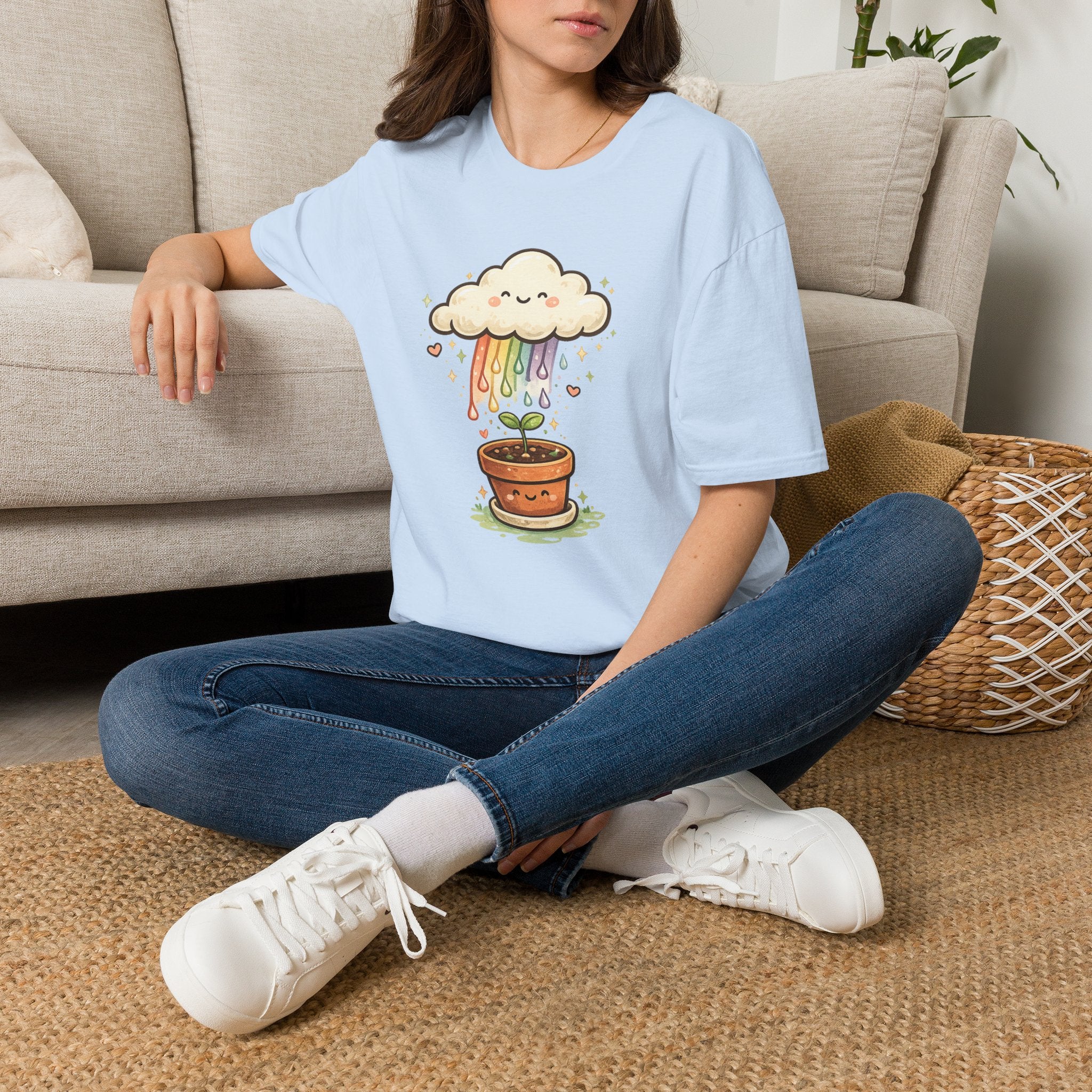 Rainbow Rain Pot C1 T-Shirt