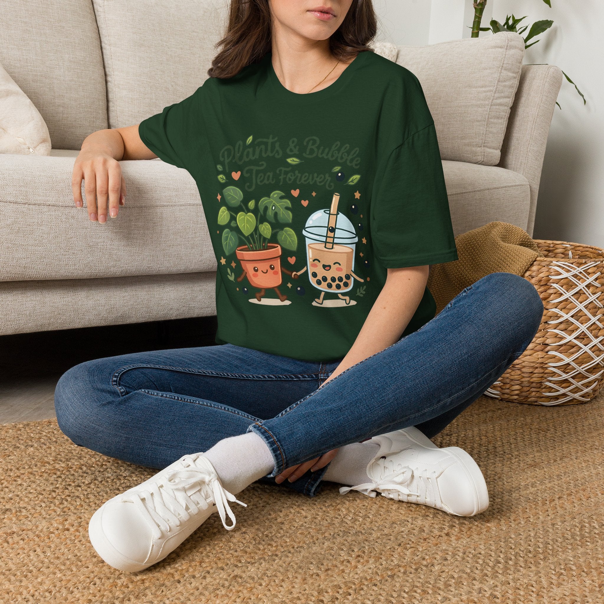 Plants & Bubble Tea Forever G1 T-Shirt