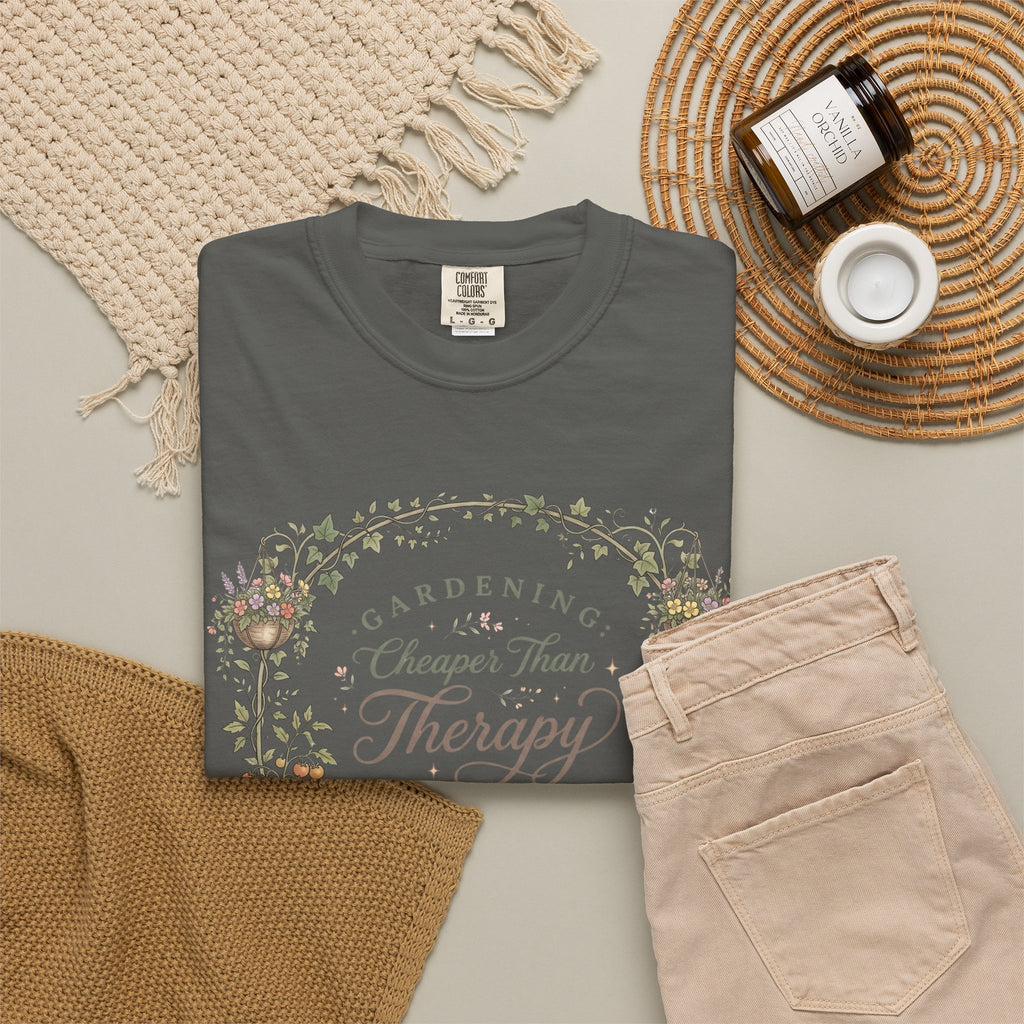 Gardening: Cheaper than Therapy Premium T-Shirt