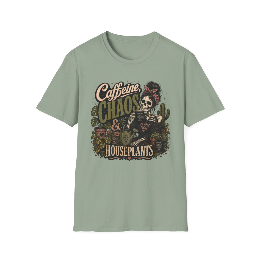 Caffeine Chaos Houseplants Gothic C1 T-Shirt