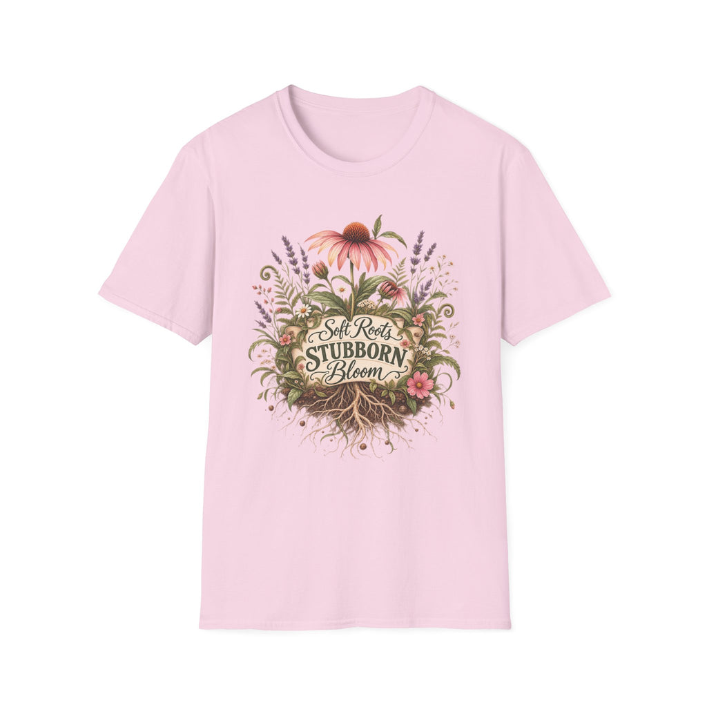 Soft Roots Stubborn Bloom Emblem C1 T-Shirt