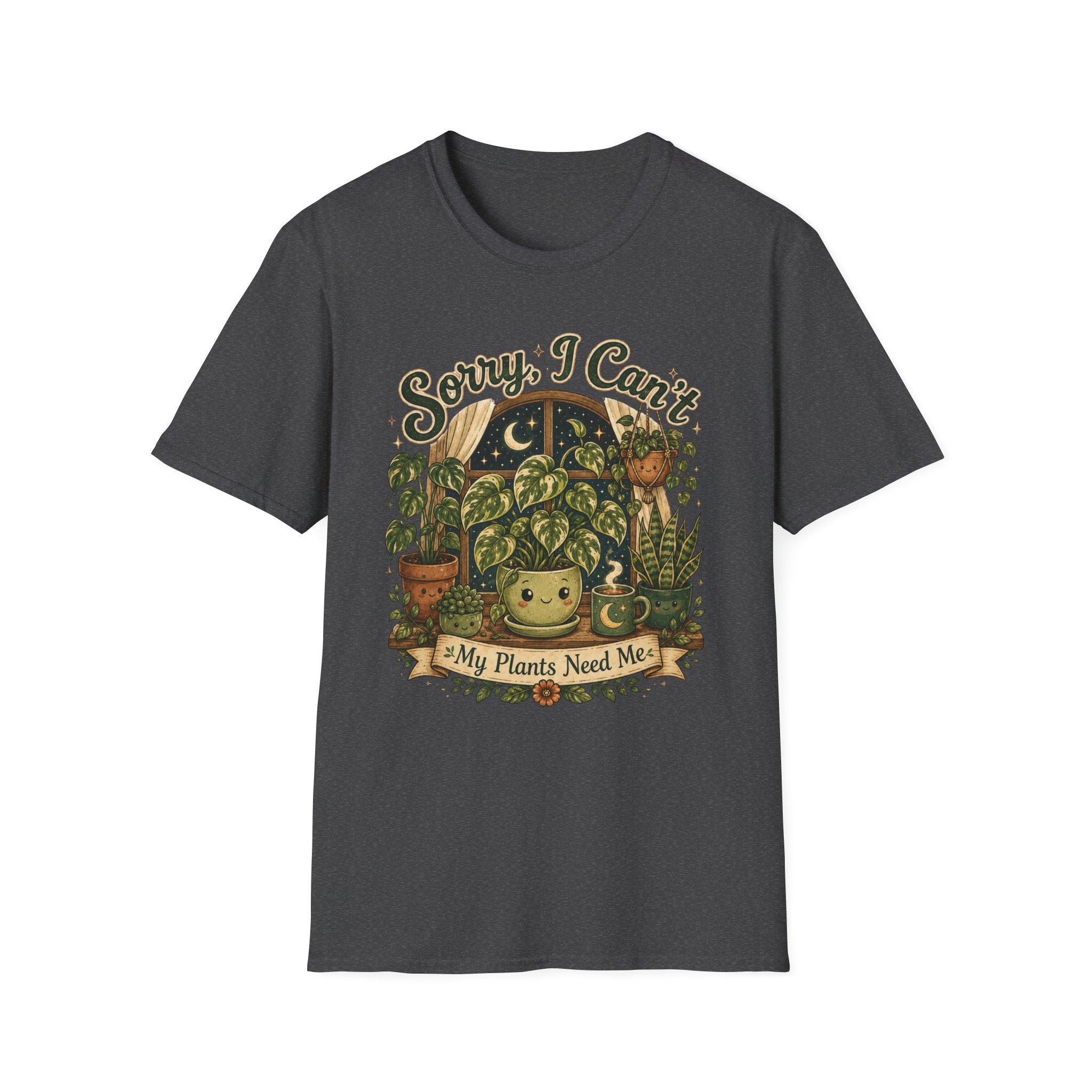Sorry I Can't My Plant Need Me C2 T-Shirt