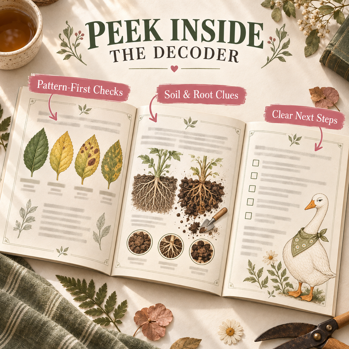 Mama Goose Symptom Decoder PDF (Digital Download Printable-No shipping)