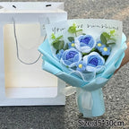 Handmade Forever Flowers Crochet Bouquet — Handcrafted Roses, Sunflowers & Tulips