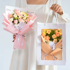 Handmade Forever Flowers Crochet Bouquet — Handcrafted Roses, Sunflowers & Tulips