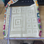 Handcrafted Women's Boho Crochet Bag Designer Flowers Knitted Handbags Laptop Summer Beach Woven Shoulder Fashion Bag Girls Tote Unique Gift